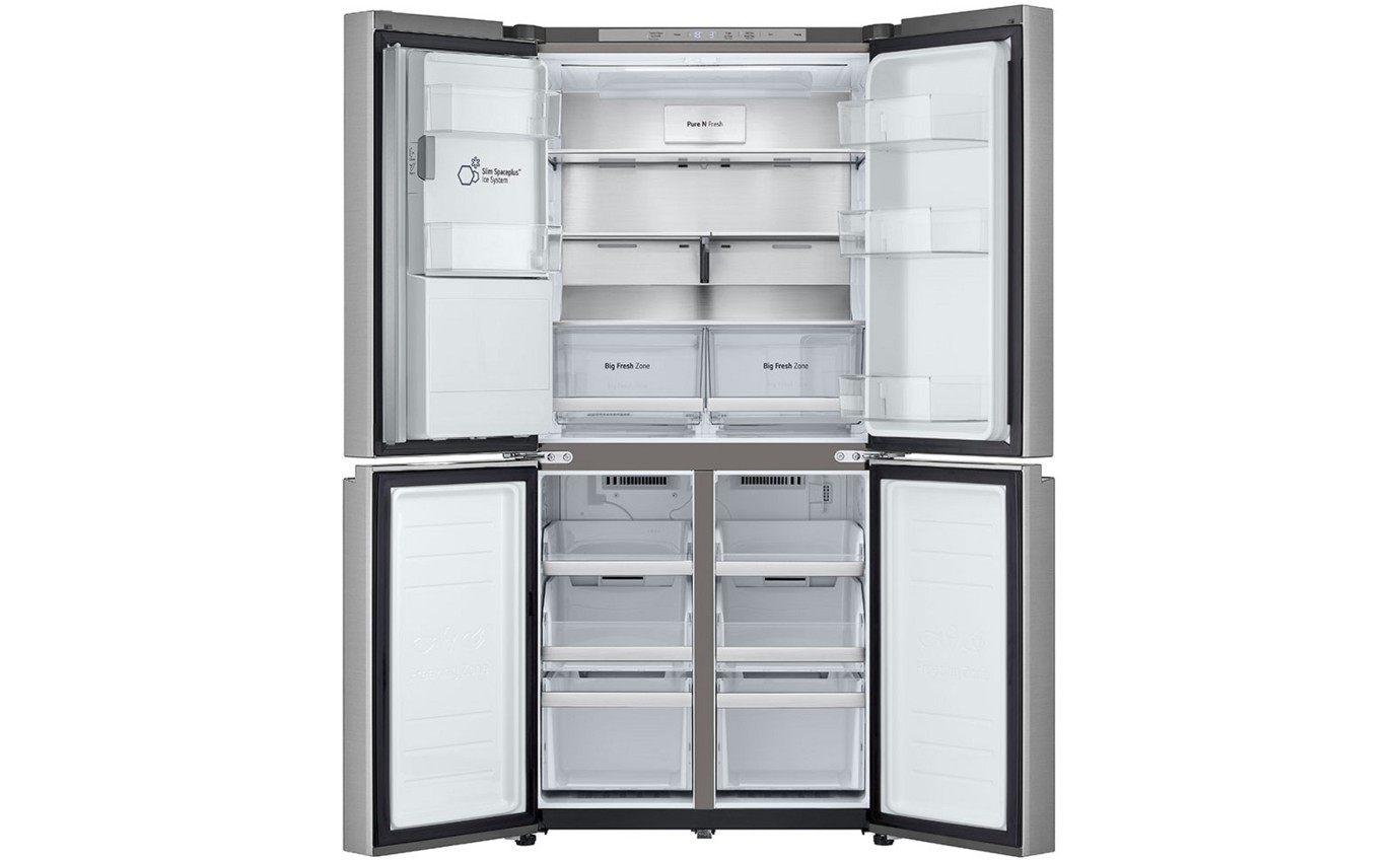 LG 506L Slim French Door Fridge (Stainless Steel) GFL500PL