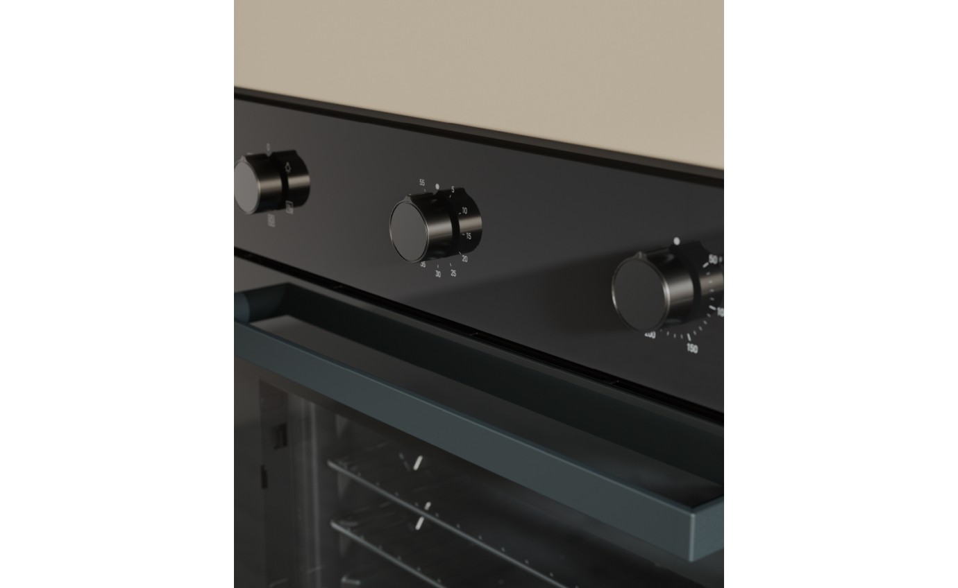 Haier 60cm 300 Series Built in Oven (Black) HWO60S4LMB3