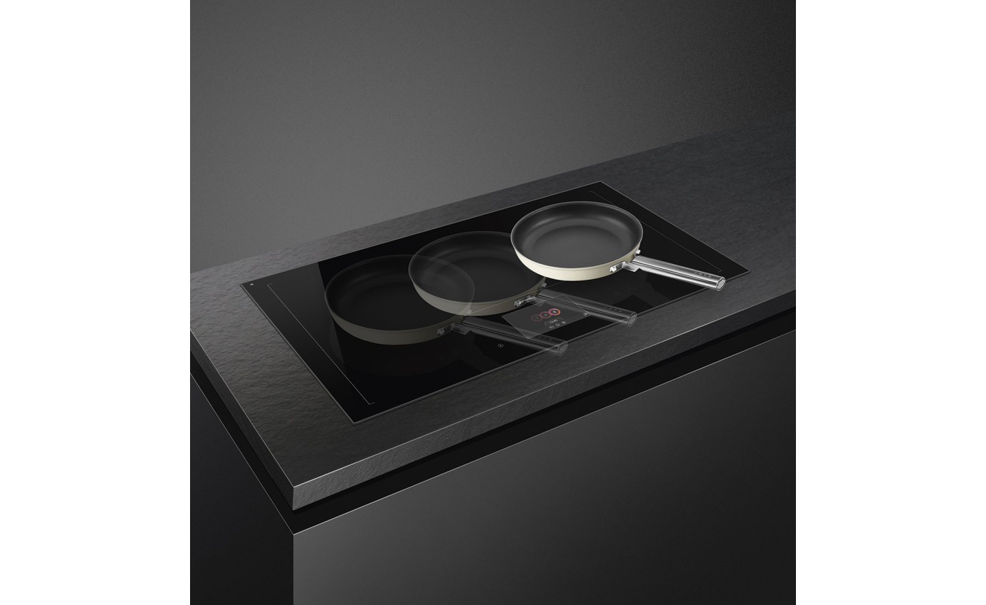 Smeg 90cm Induction Cooktop (Black) SIA1963D