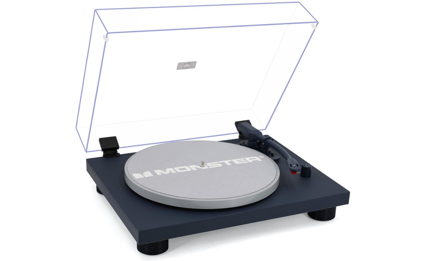Monster Manual Vinyl Turntable (Navy) MTTT249NB