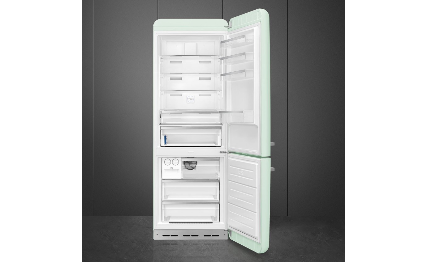 Smeg 481L 50s Style Retro Bottom Mount Fridge (Pastel Green) FAB38RPG5AU