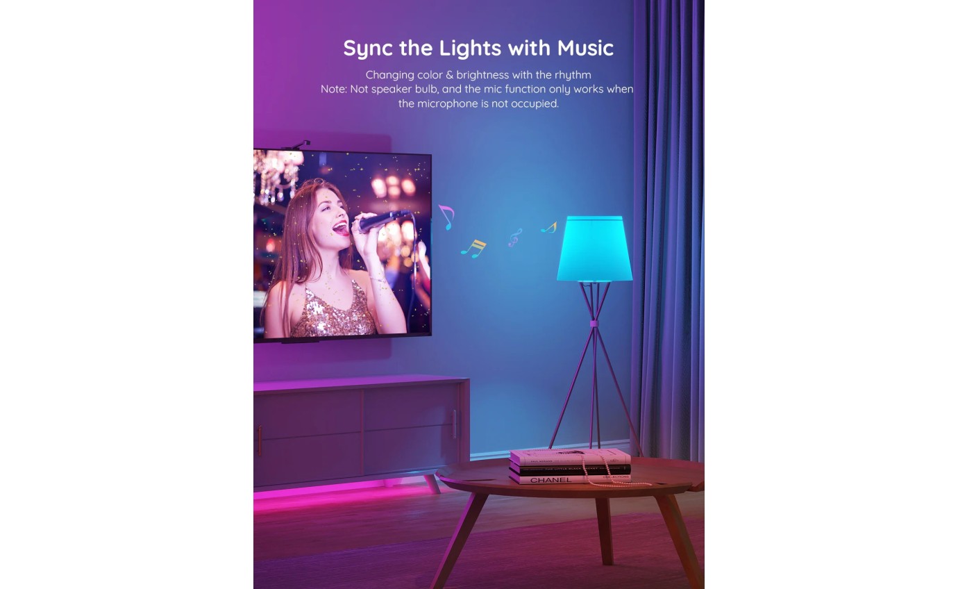 Govee Wi-Fi & Bluetooth Smart Light Bulb E27 (Matter Compatible) H6004E01