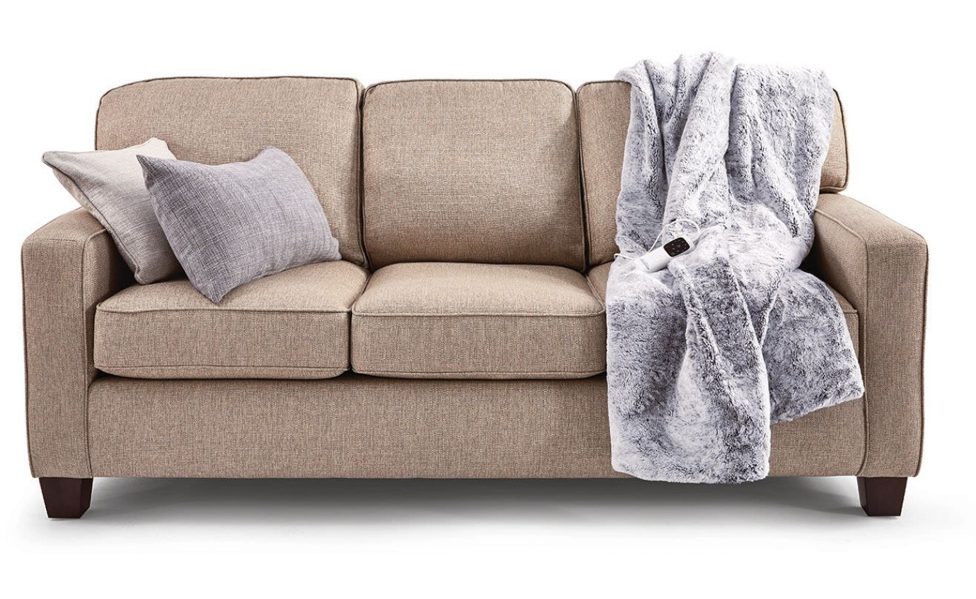 Sunbeam Feel Perfect Faux Fur Heated Throw TRF4300