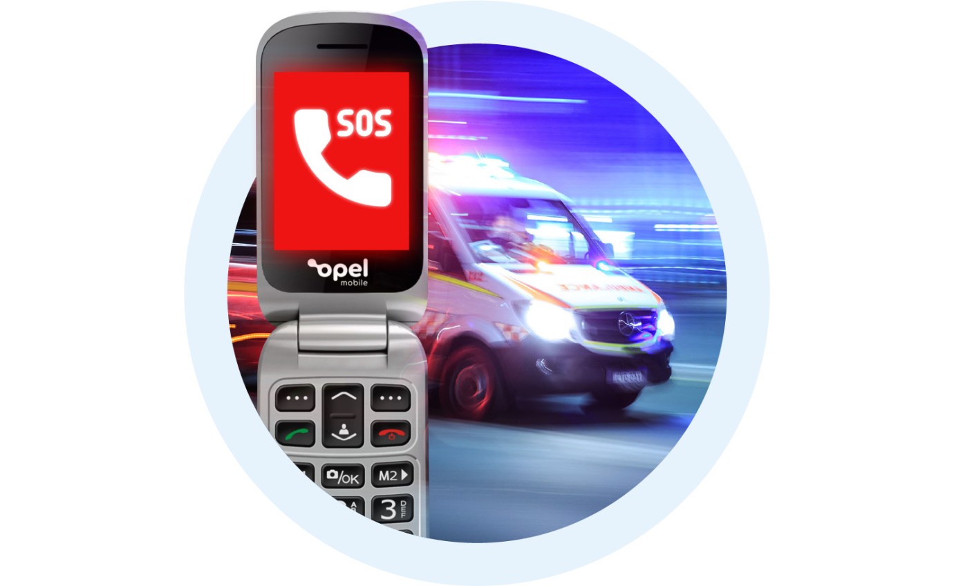 Opel Mobile FlipPhone 6 Mobile for Seniors UN461