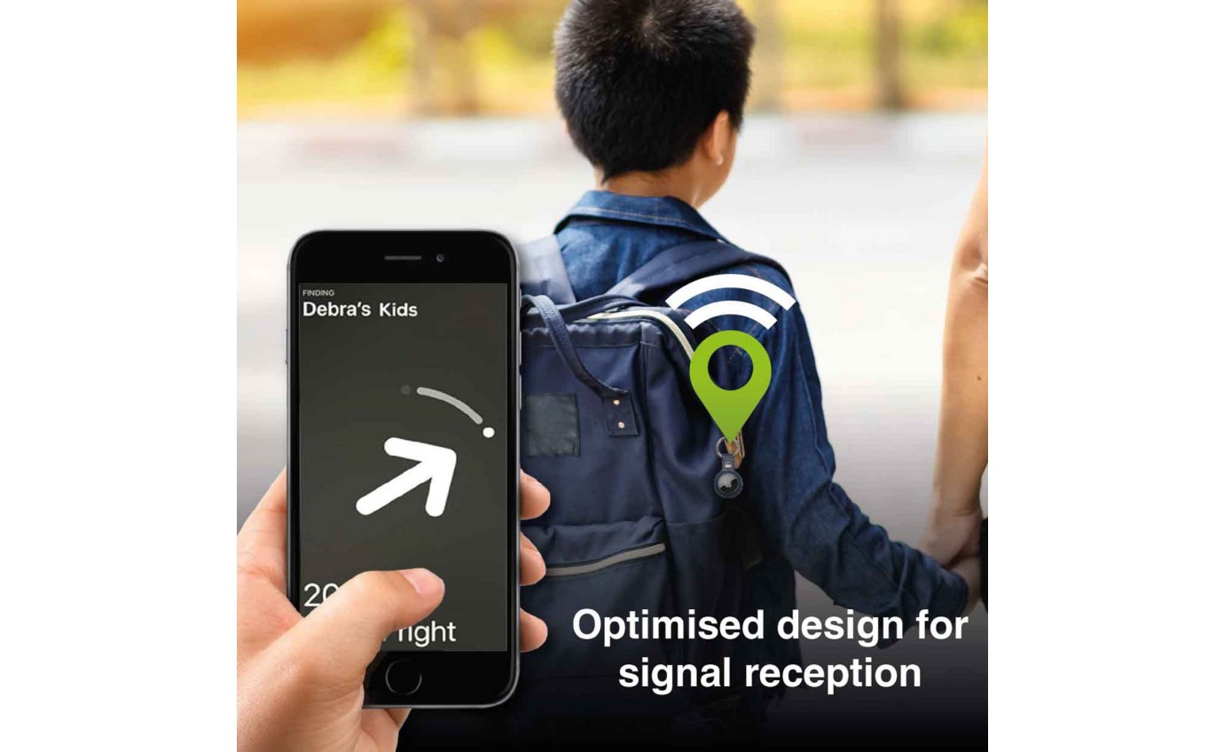 Laser Vegan Leather AirTag Key Ring Case (4 Pack) AOAT4P7439