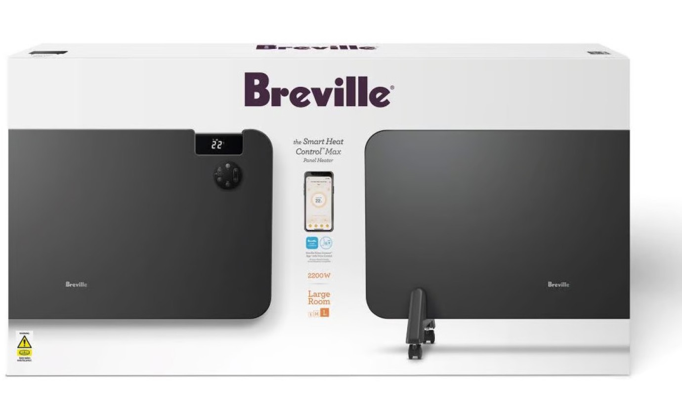 Breville the Smart Heat Control&trade; Max Panel Heater LCH308GRY
