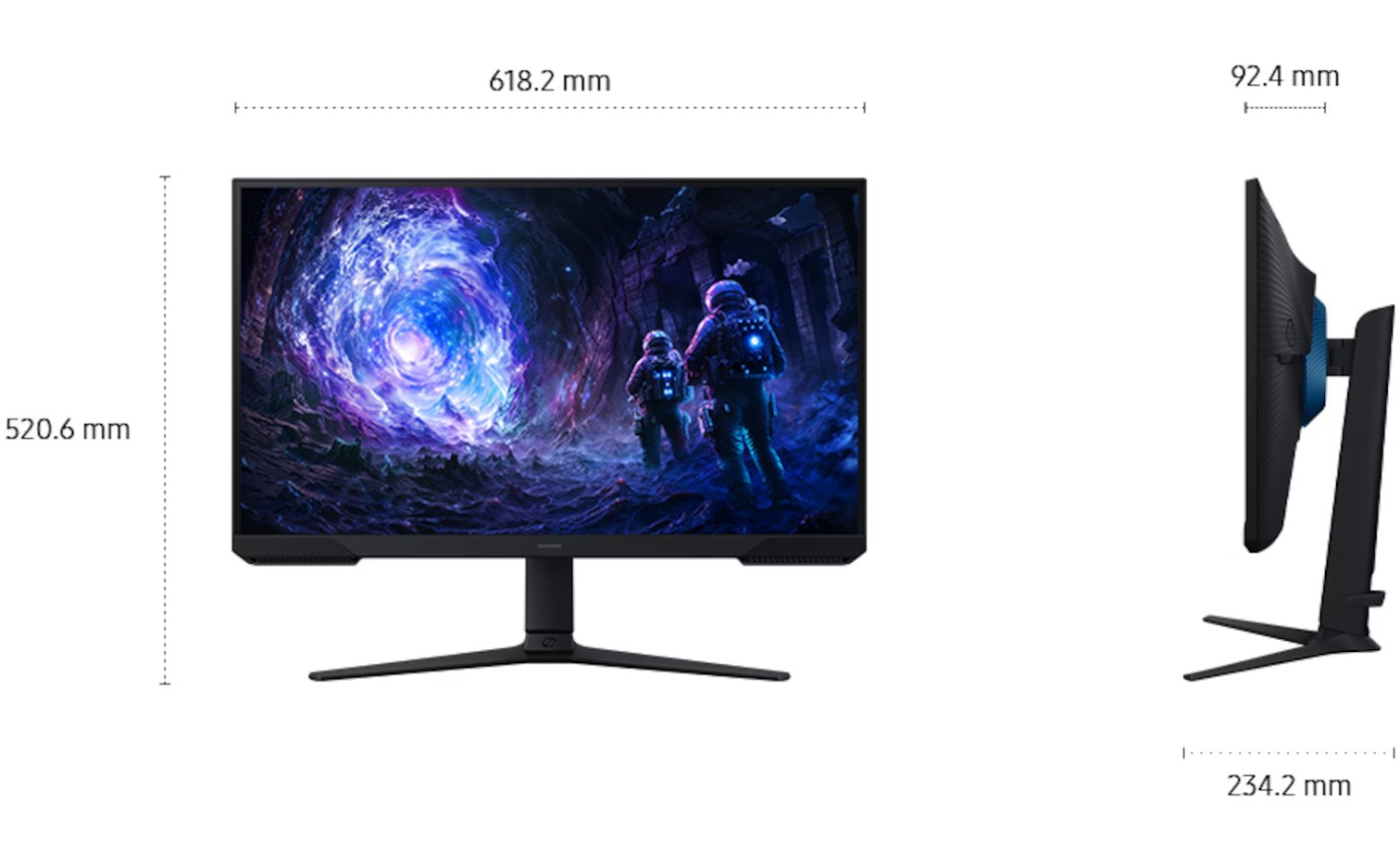 Samsung 27 inch Odyssey G5 QHD 180Hz Gaming Monitor LS27FG510EEXXY