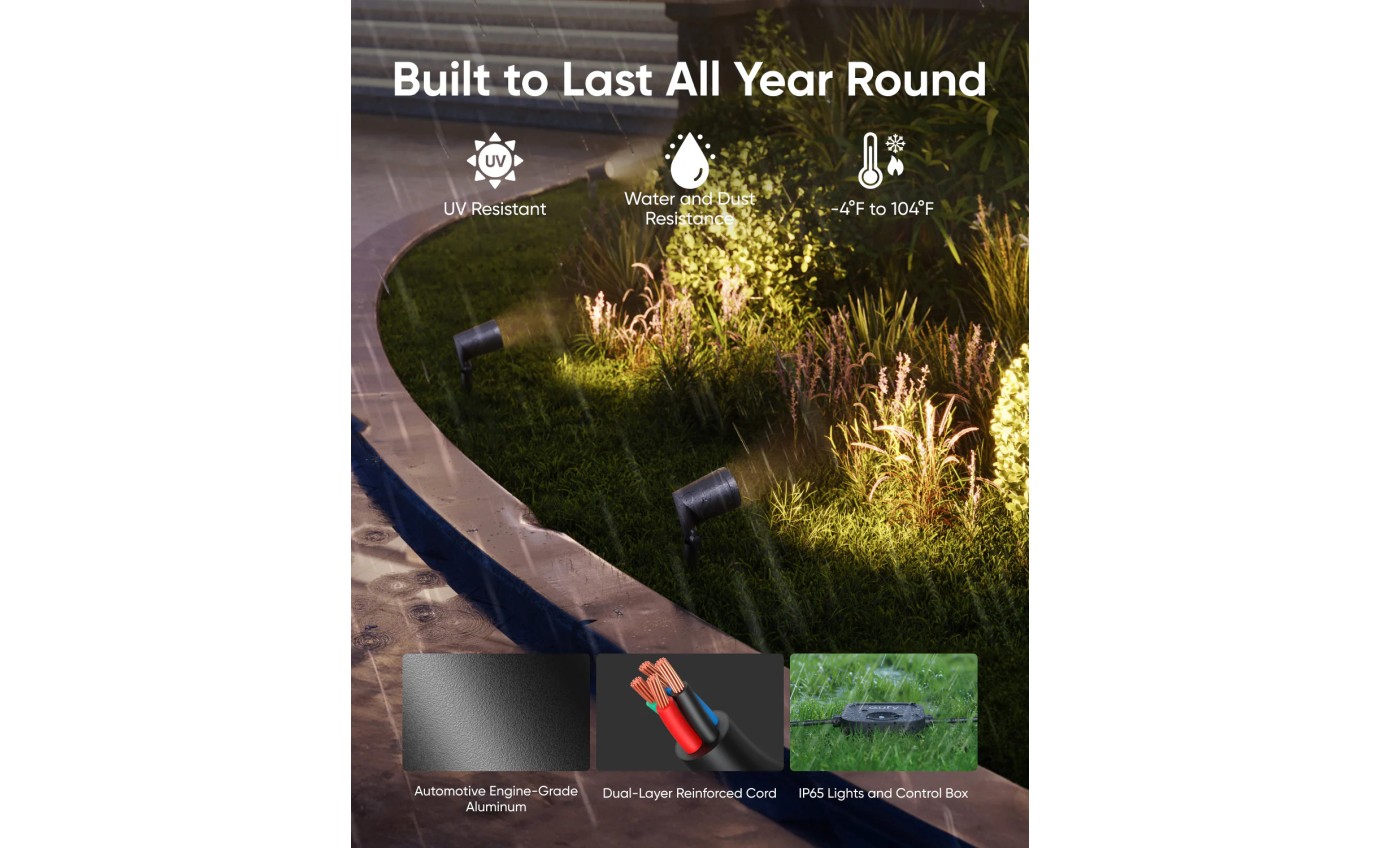 eufy Outdoor Spotlights E10 (2 Pack) T8L20C11