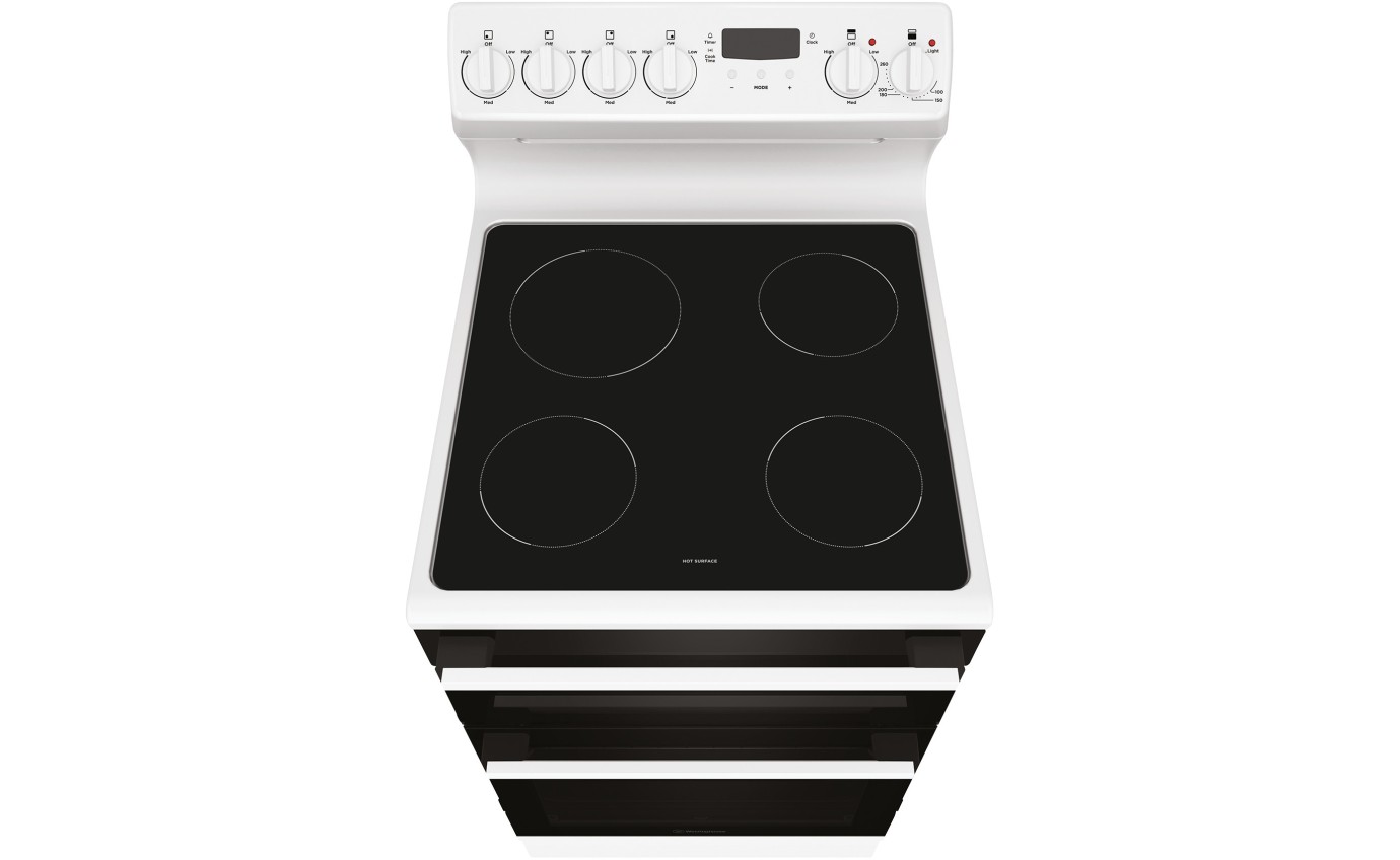 Westinghouse 54cm Freestanding Electric Cooker WLE543WCB