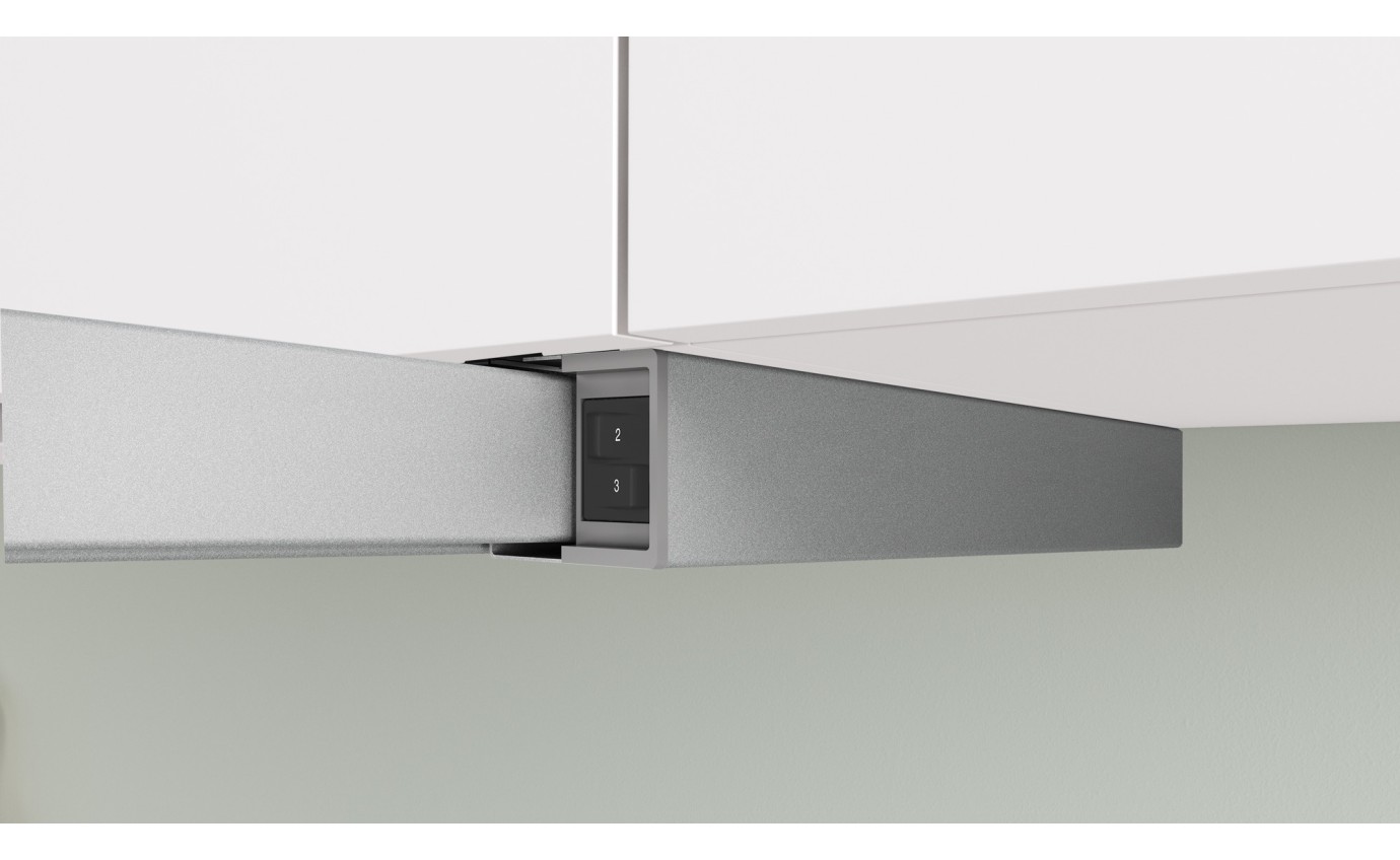 Bosch 60cm Series 2 Slideout Rangehood (Silver Metallic) DFM064W55A