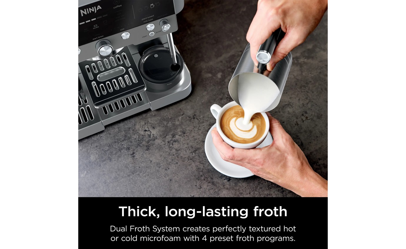 Ninja Luxe Caf&eacute; Premier Espresso Machine (Gunmetal) ES601GM