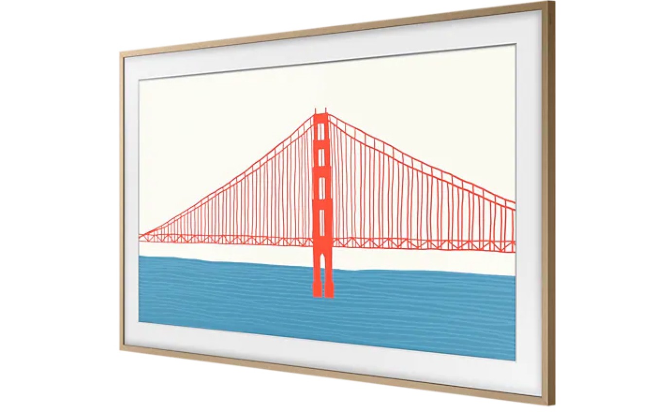 Samsung 65 inch Modern Bezel for The Frame TV 2021/2022 (Teak) VGSCFA65TKBRU