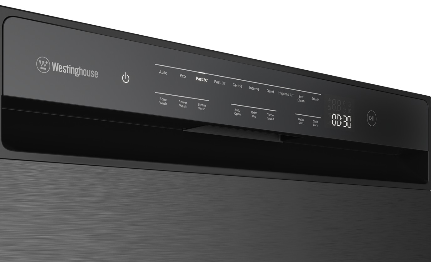 Westinghouse 60cm Built Under Dishwasher (Dark Stainless Steel) WSU6608KXC