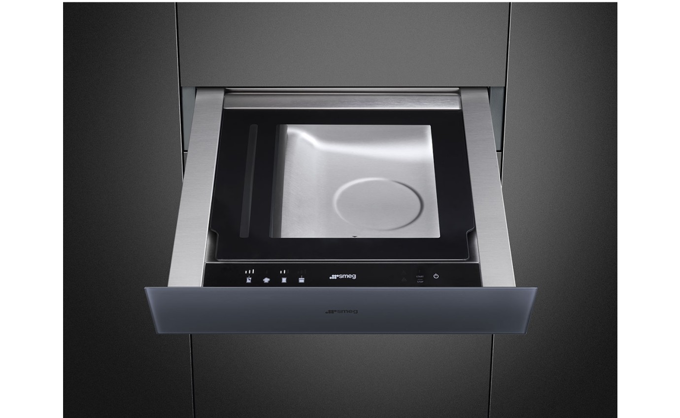 Smeg 15cm Linea Vacuum Drawer (Neptune Grey) CPV115G