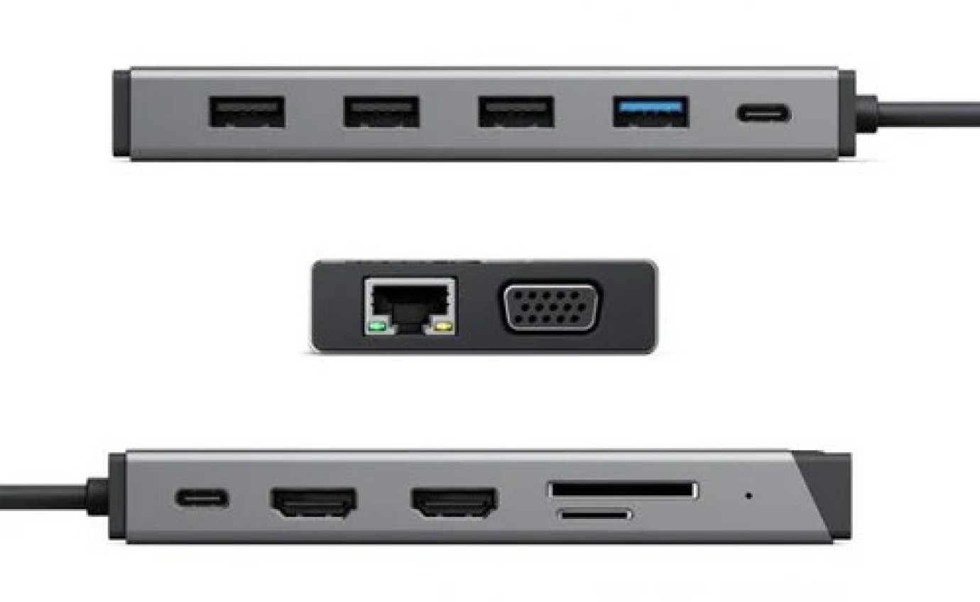 ALOGIC DV3 12-in-1 USB-C 1080p Dual Display Mini Dock DUCDDV3V2
