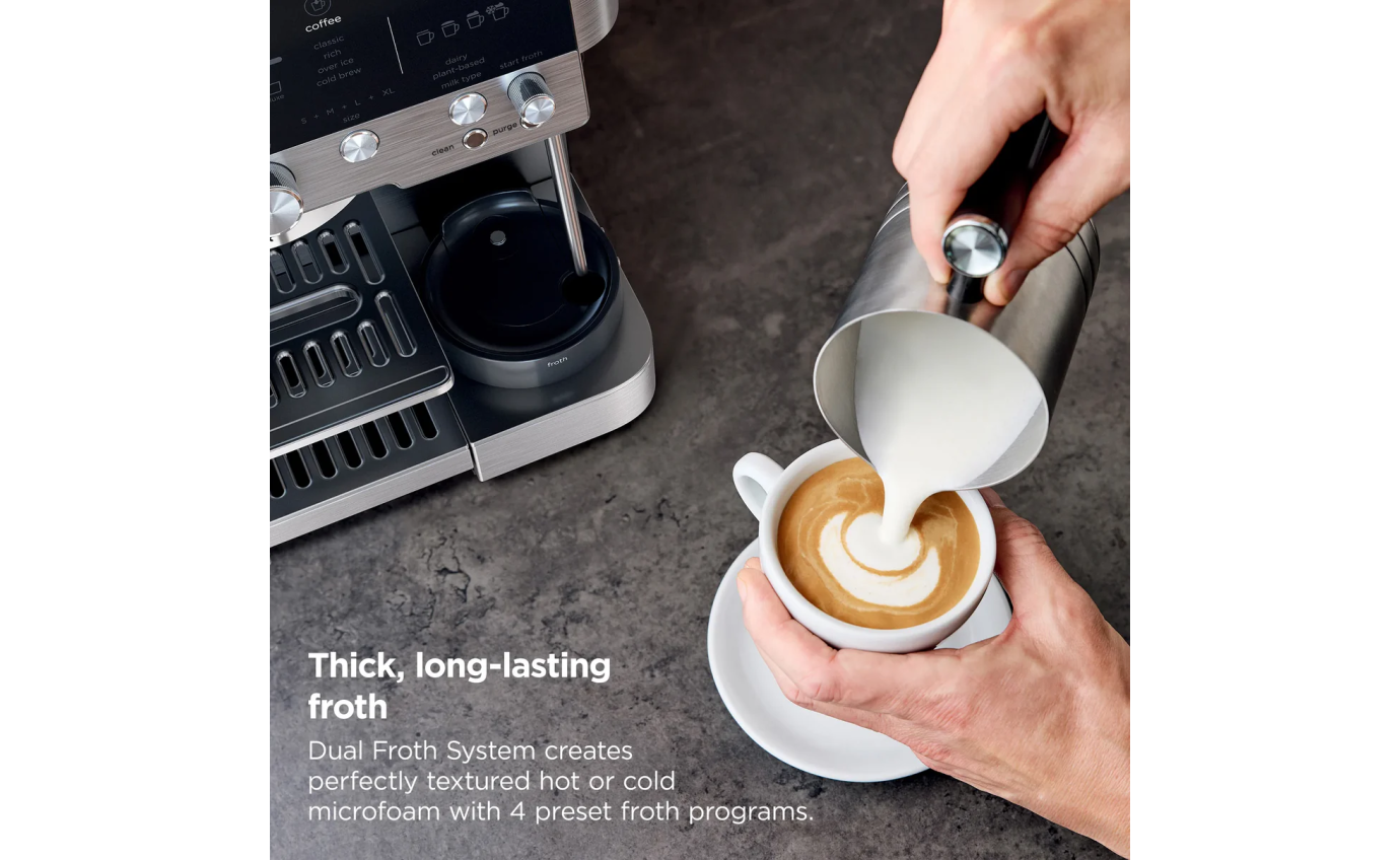 Ninja Luxe Cafe&trade; Premier Espresso Machine (Stainless Steel) ES601