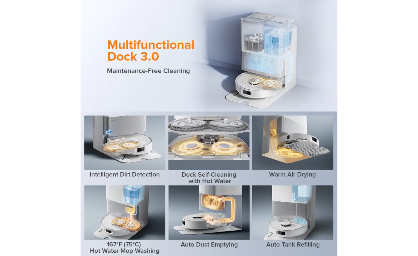 Roborock QRevo Edge C Robotic Vacuum RRQREC0203WHT