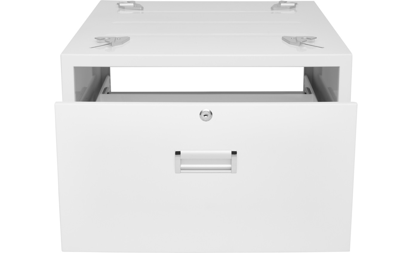 Unilux Laundry Pedestal Stand with Locking Drawer ULX110