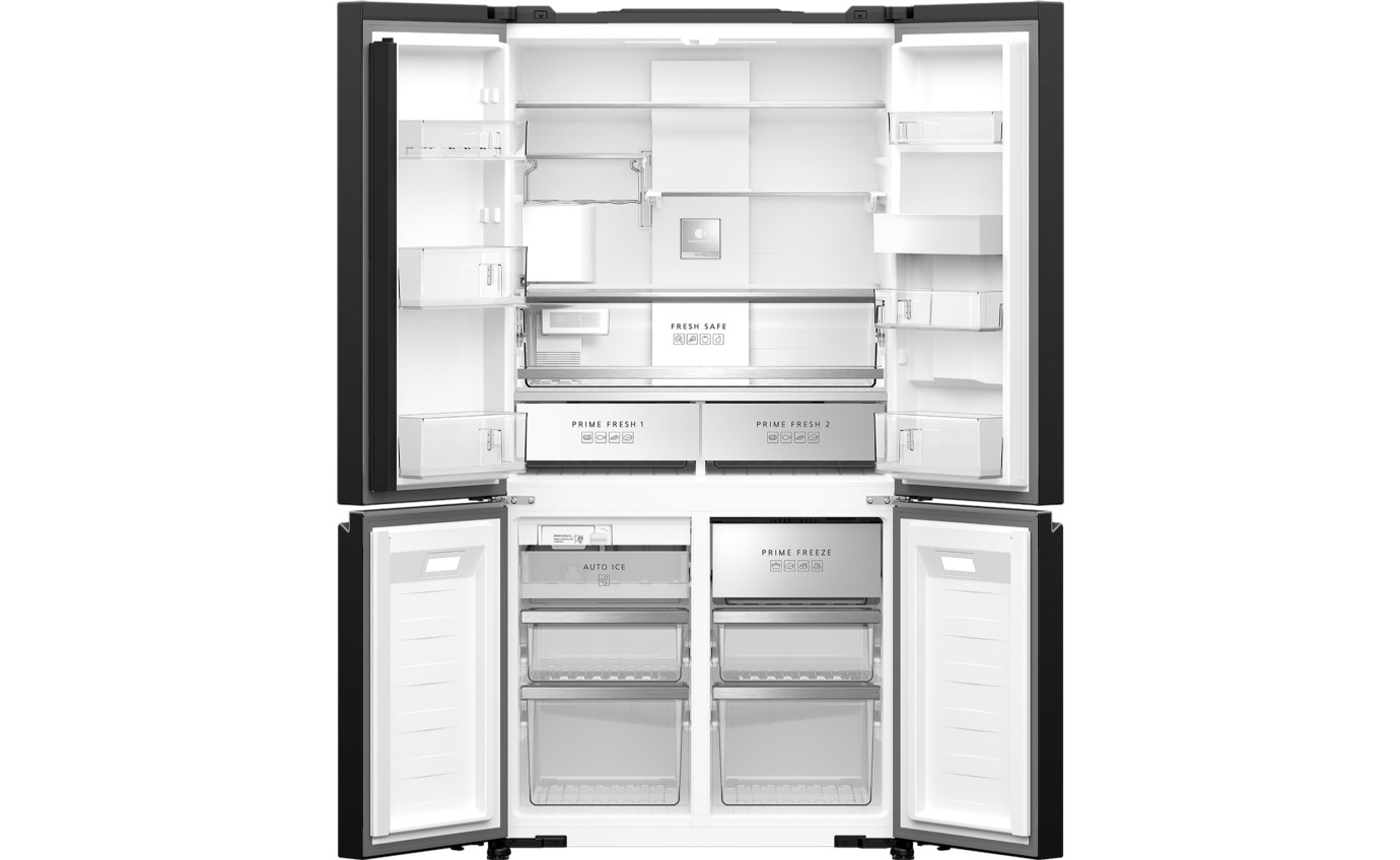 Panasonic 618L PRIME+ French Door Fridge (Black Hairlines Steel) NRXY680LVKA