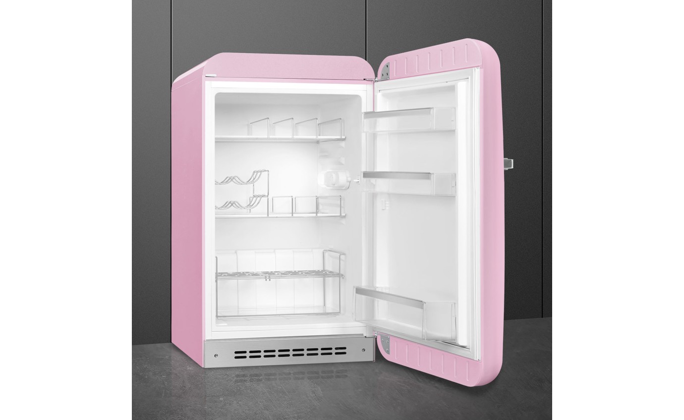 Smeg 135L 50's Style Refrigerator (Pink) FAB10HRPK6