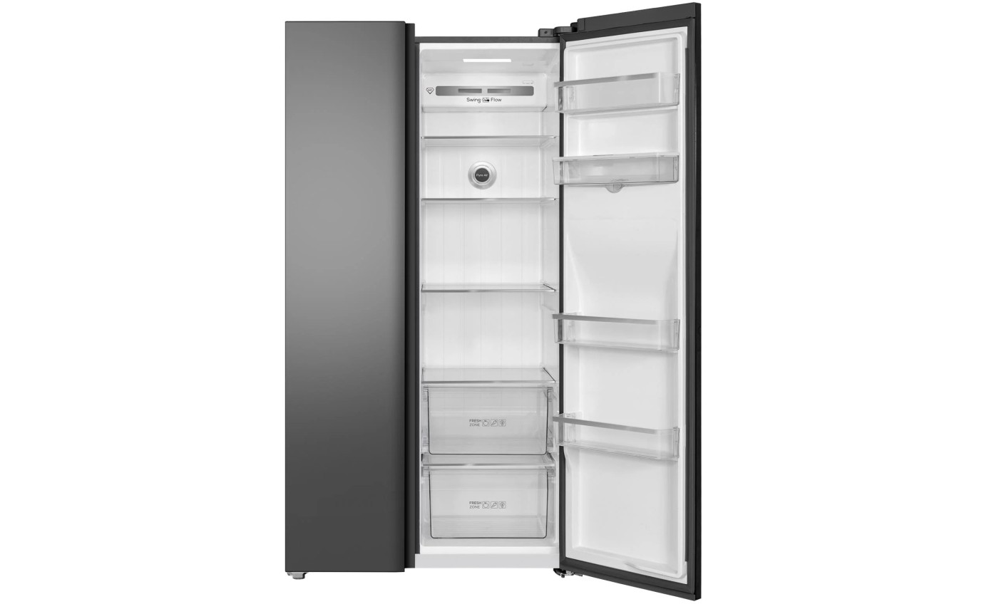 TCL 631L Side by Side Fridge (Grey) TRF630SHG