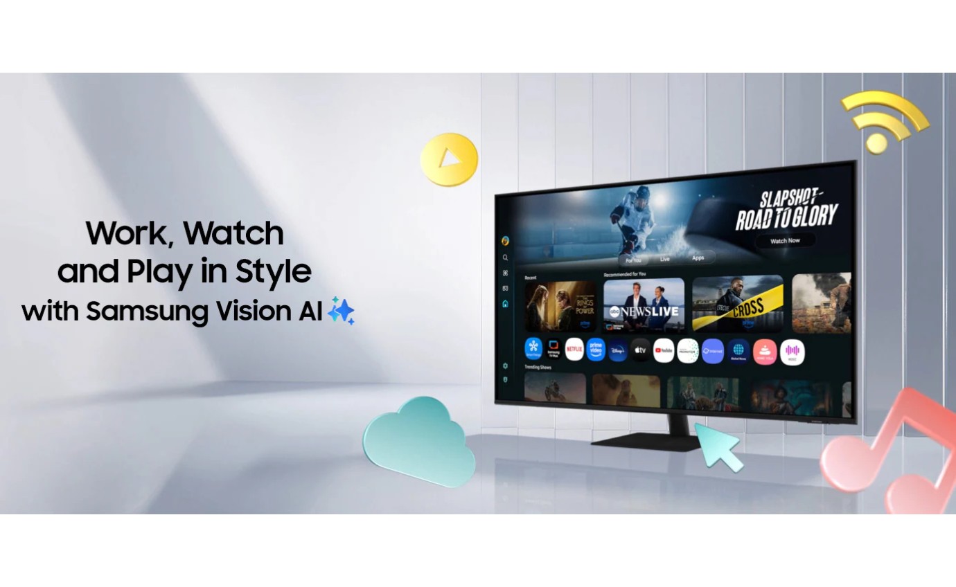 Samsung 32 inch M7 M70F 4K Smart Monitor with Remote LS32FM700UEXXY