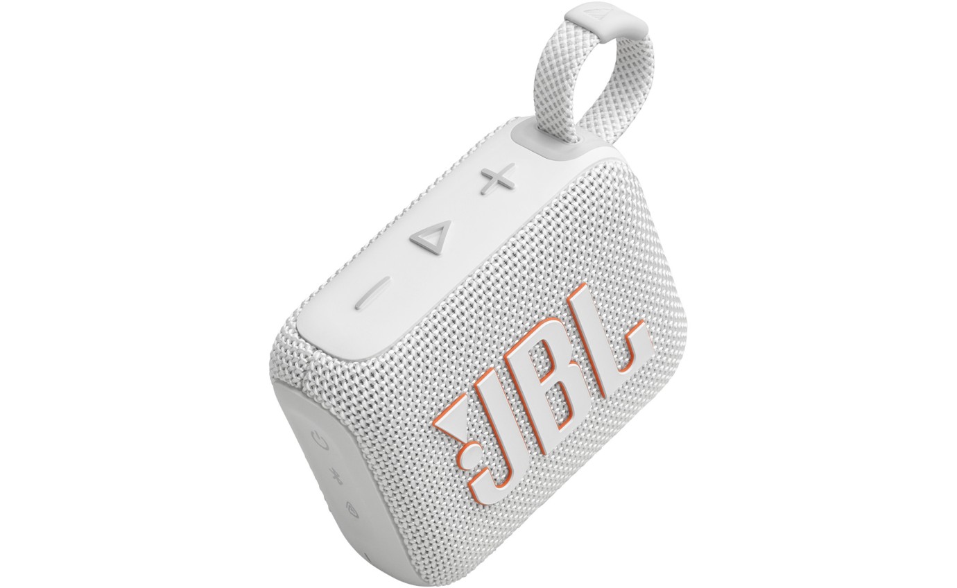 JBL Go 4 Mini Portable Bluetooth Speaker (White) JBLGO4WHT