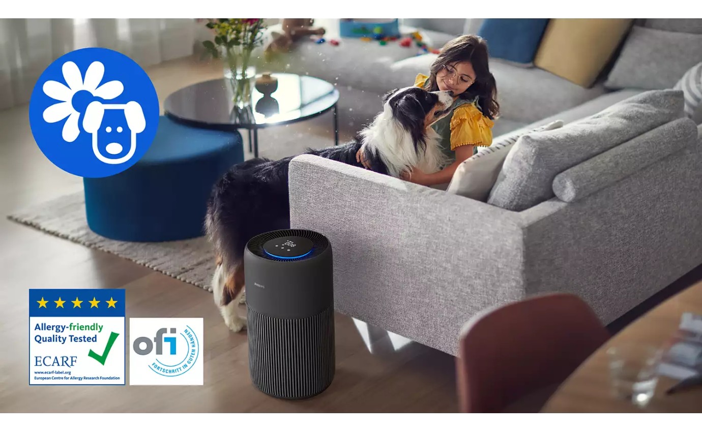 Philips PureProtect Quiet 2200 Series Smart Air Purifier (Dark Slate) AC222113