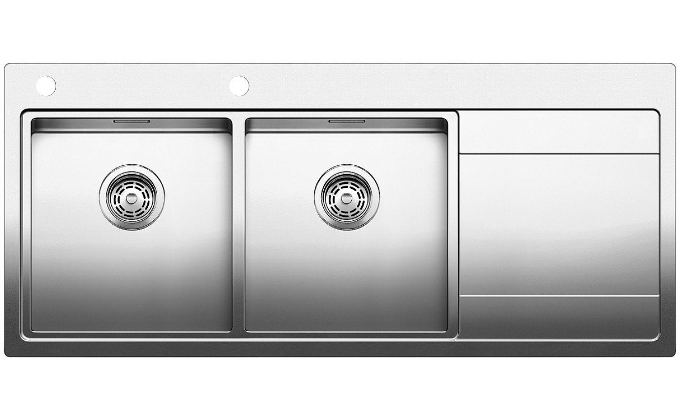 Blanco Double Bowl Sink with Drainer DIVON8SLK5