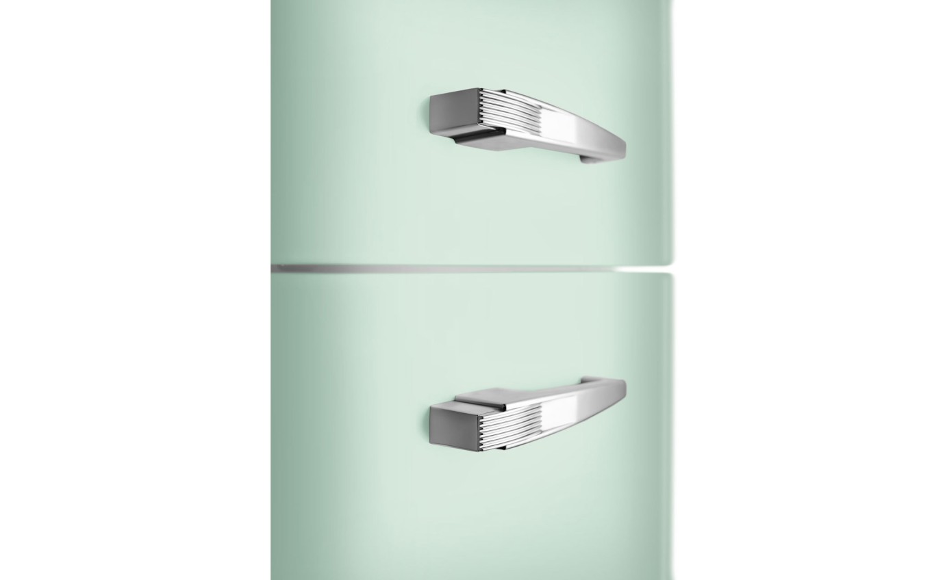 Smeg 331L 50s Style Retro Bottom Mount Fridge (Pastel Green) FAB32RPG5AU