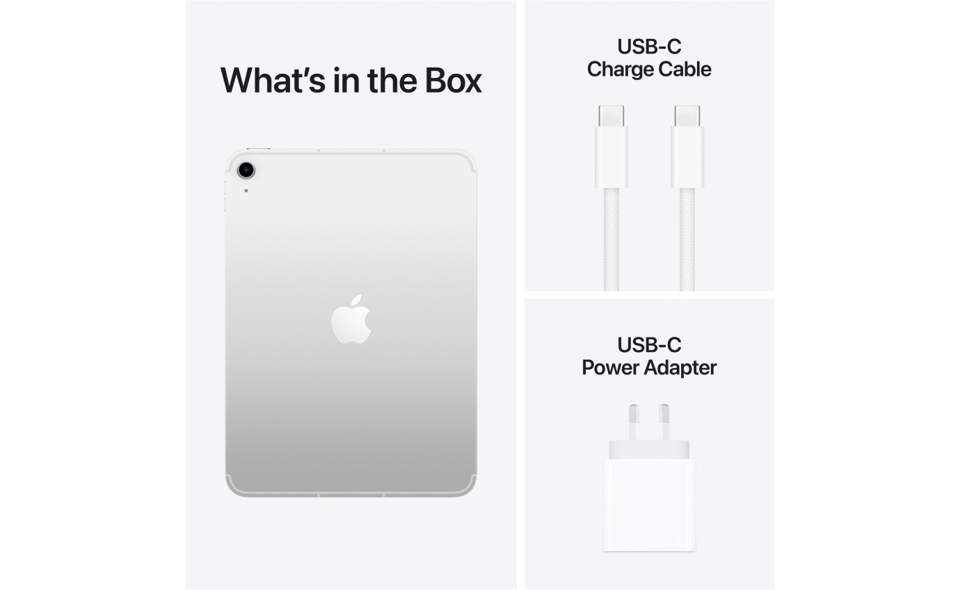 Apple iPad 11-inch A16 Wi-Fi + Cellular 256GB (Silver) MD7K4XA