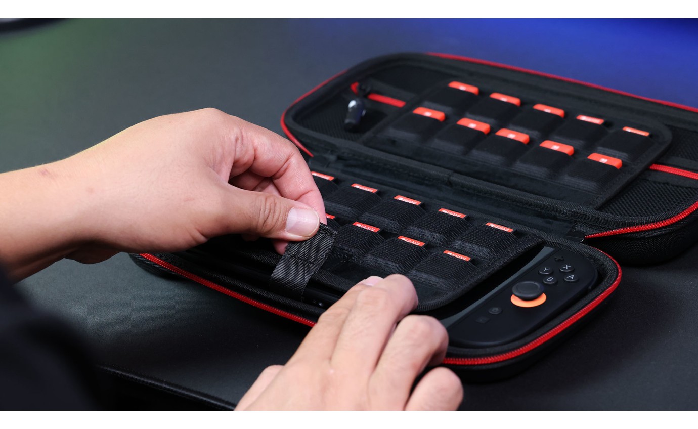 Powerwave Premium Carry Case for Nintendo Switch 2 (Black Crimson) 169381