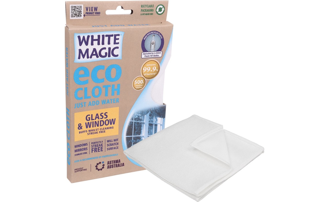 White Magic Eco Cloth Window & Glass WMMFW