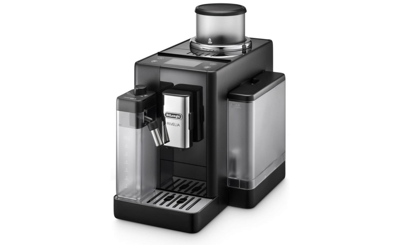 DeLonghi Rivelia Fully Automatic Coffee Machine (Onyx Black) EXAM44055B