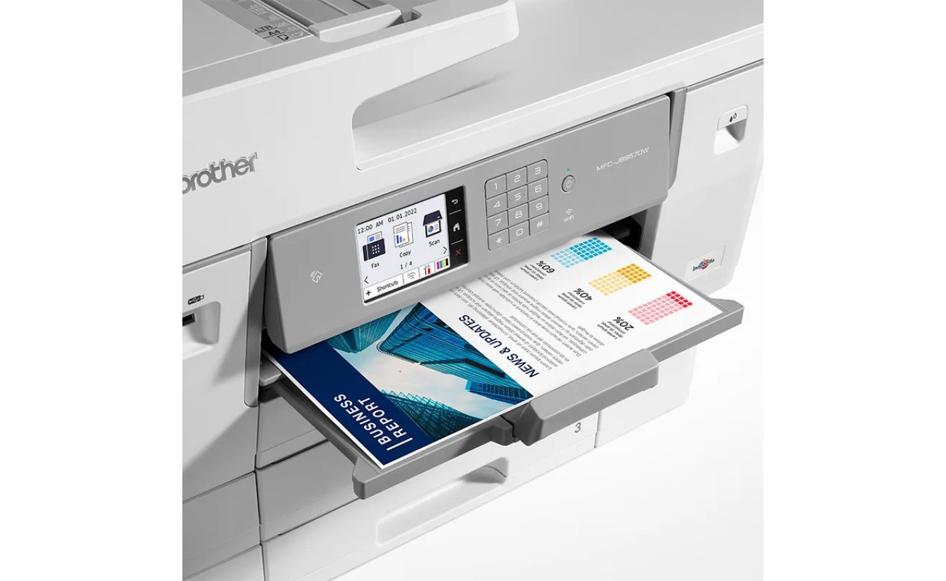 Brother A3 INKvestment Tank Colour Inkjet Printer MFCJ6957DW
