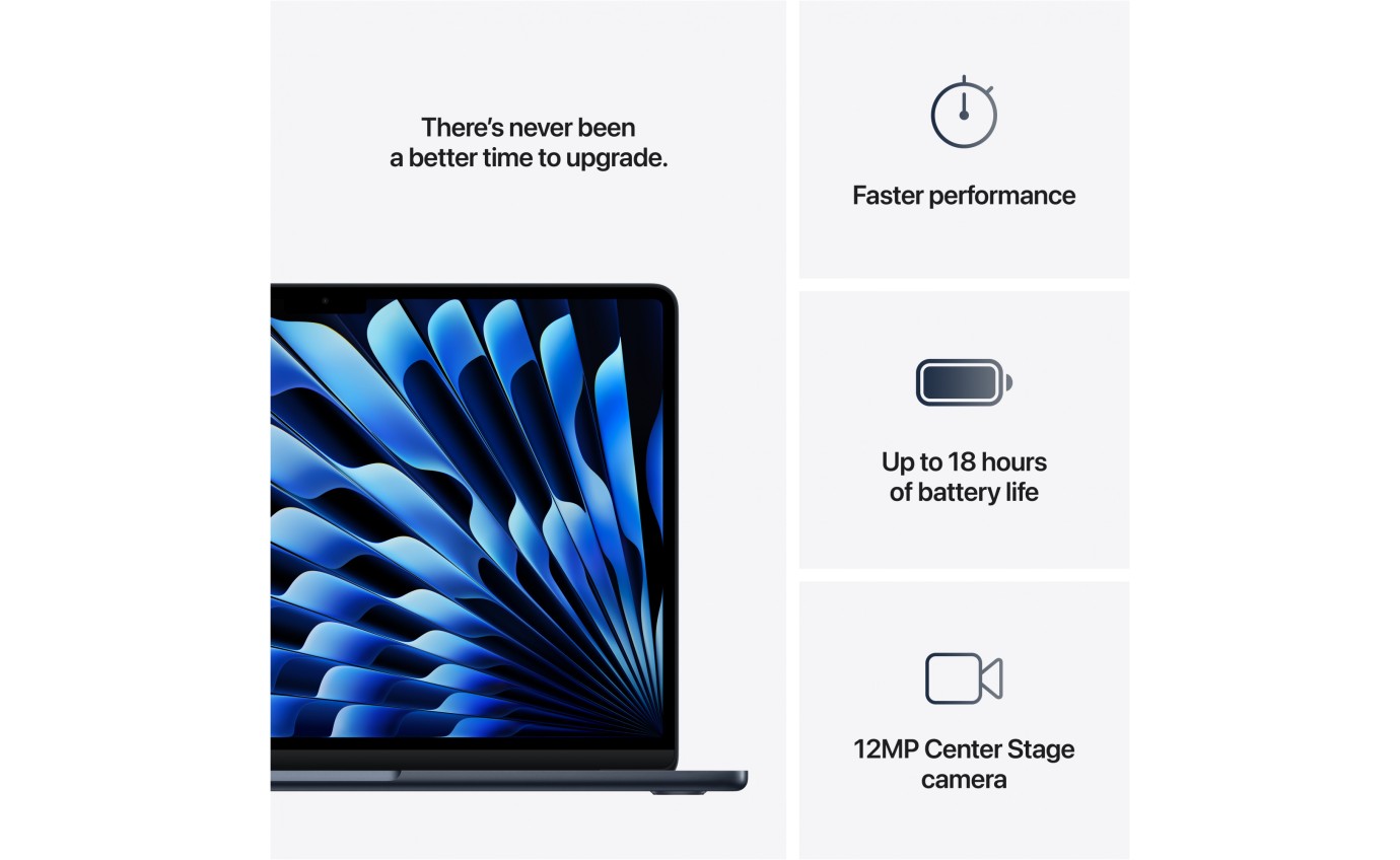 Apple MacBook Air 13-inch M4 Chip 16GB RAM 512GB (Midnight) MW133XA