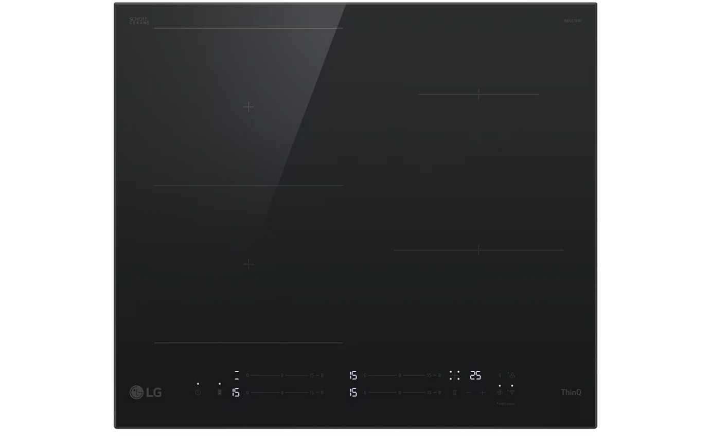 LG 60cm 4 Zone Induction Cooktop BCI607T4BG