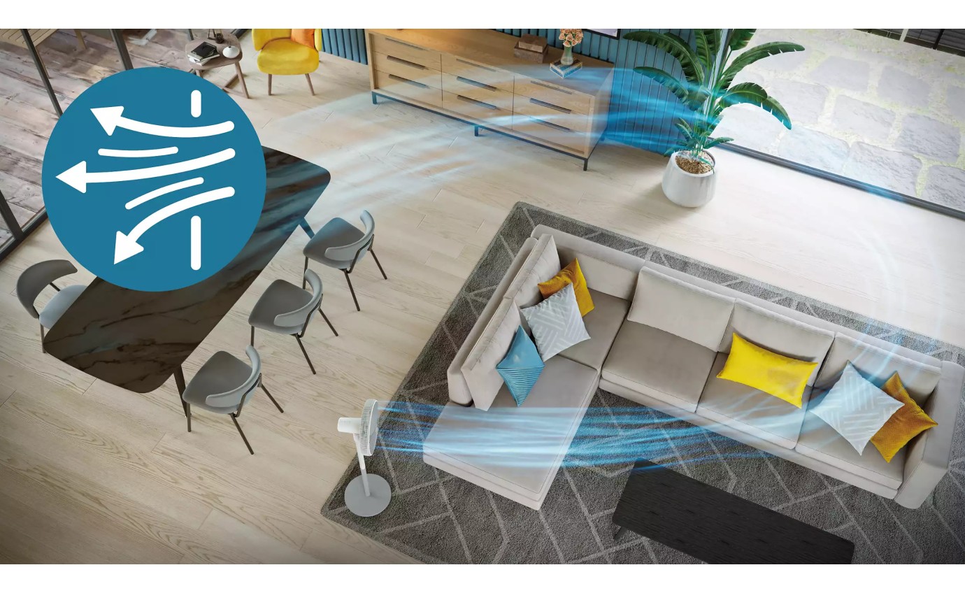 Philips 2000 Series Pedestal Fan (White) CX255000