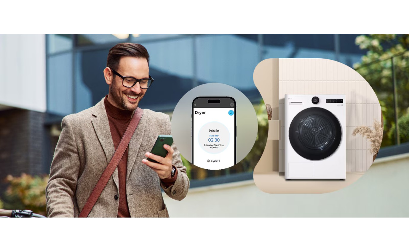 LG 10kg Heat Pump Dryer DXH910W