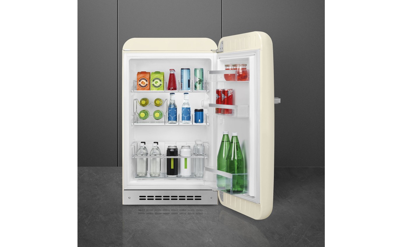 Smeg 135L 50's Style Minibar Refrigerator (Cream) FAB10HRCR6