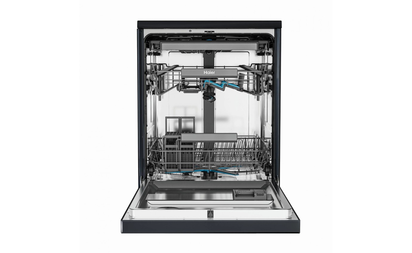 Haier 60cm 600 Series Freestanding Dishwasher (Black) HDW15F4B1