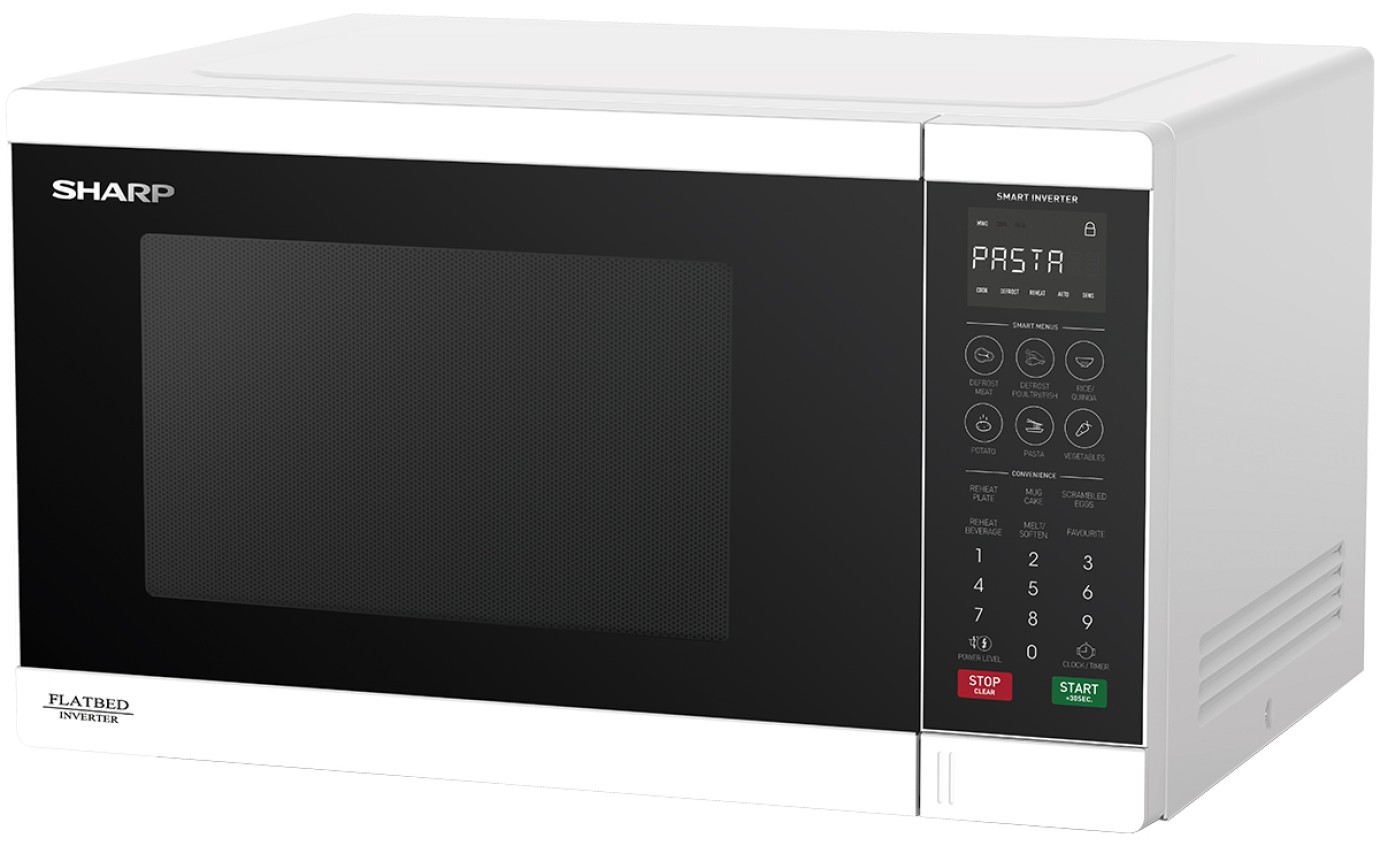 Sharp 32L 1200W Flatbed Microwave Oven SM327FHW