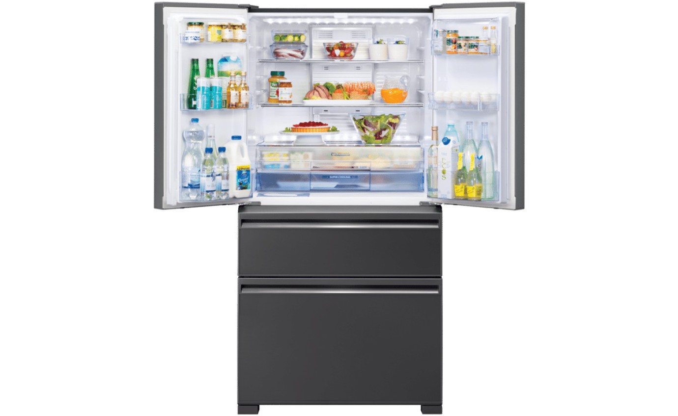 Mitsubishi 564L French Door Fridge (Dark Silver) MRLX564ERGDSA