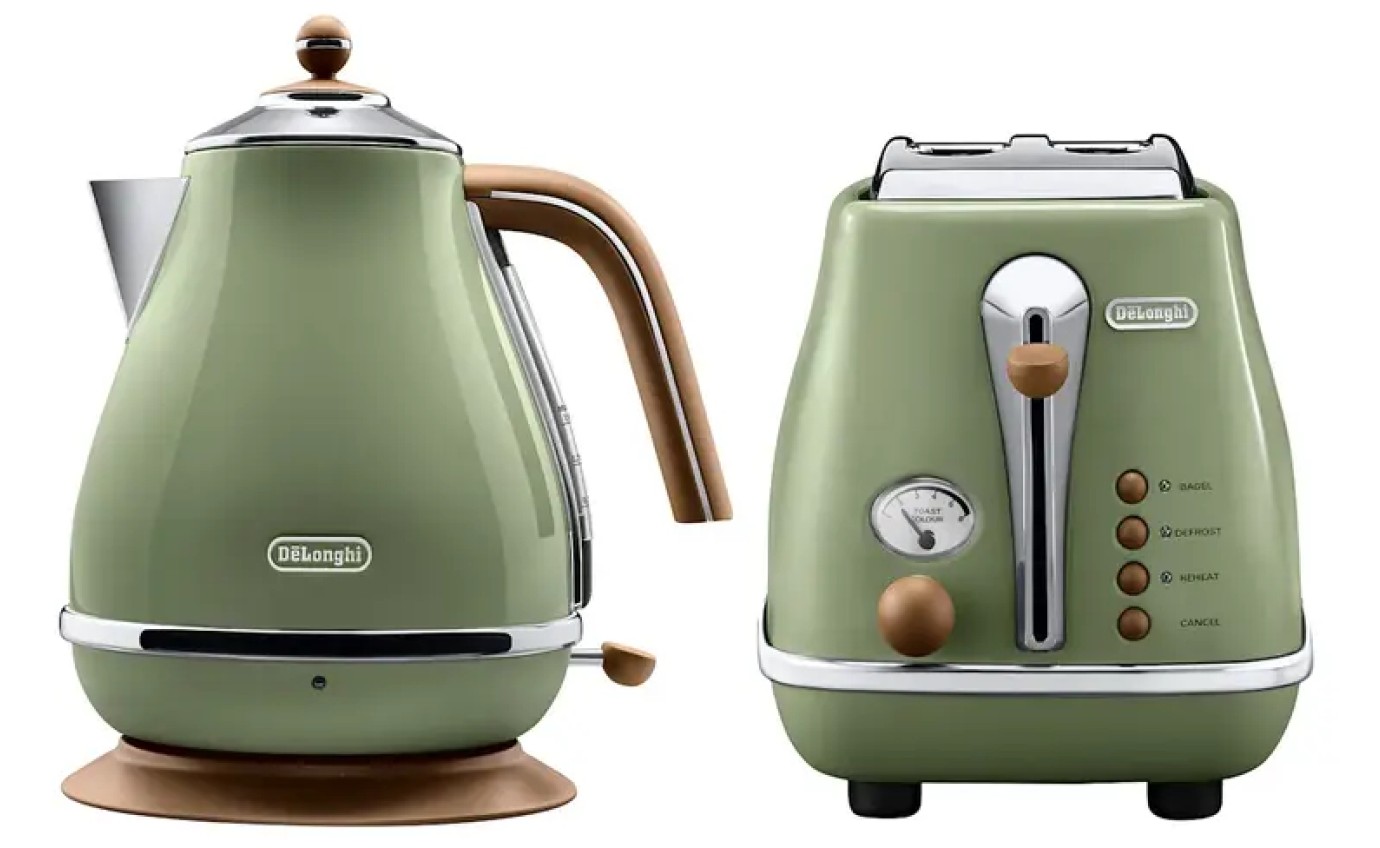 DeLonghi Icona Vintage Breakfast Pack (Green) CTO2VGRKBO2