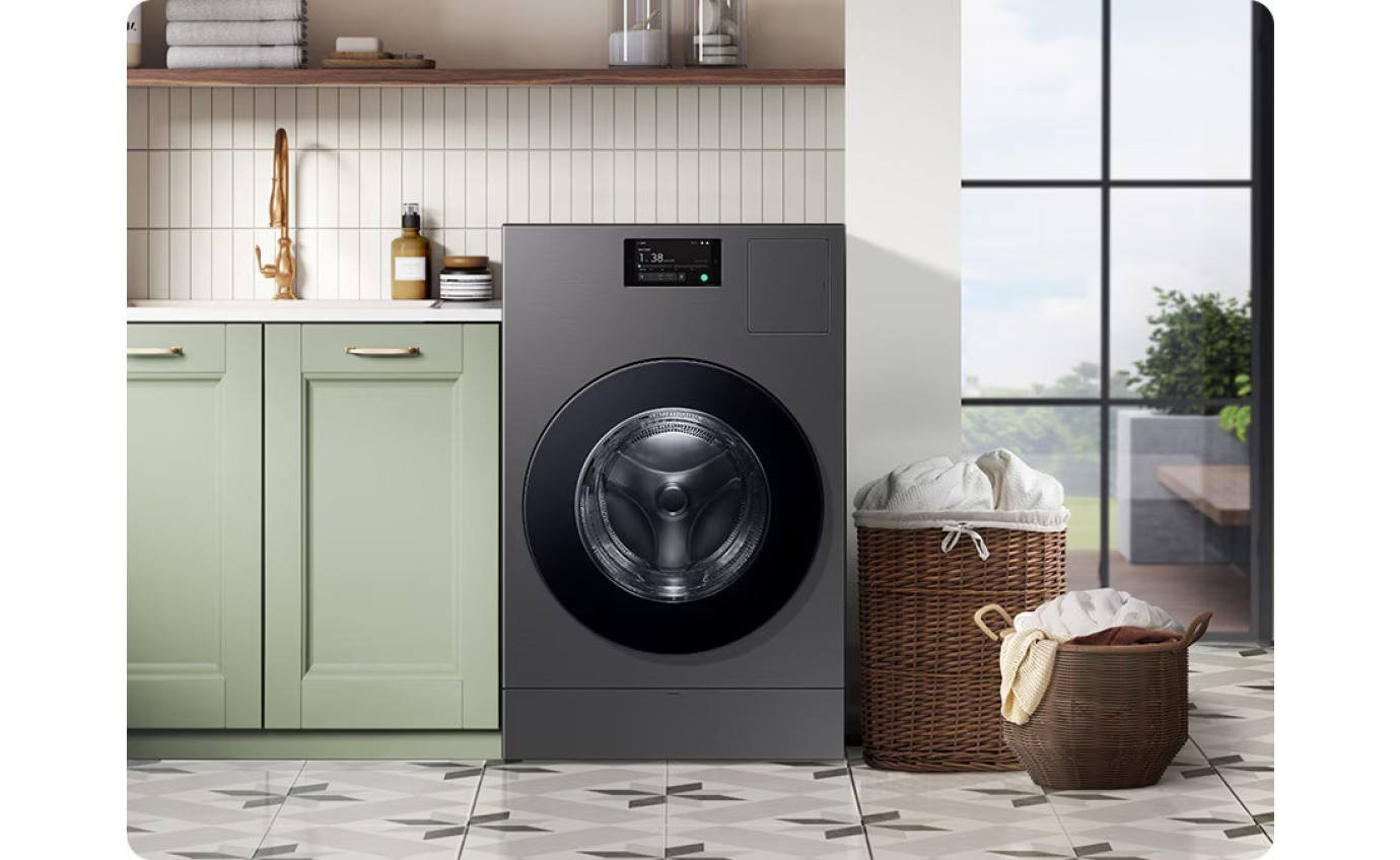 Samsung 18.5kg/10kg BESPOKE AI Washer Heat Pump Combo WD18DB8995BZ