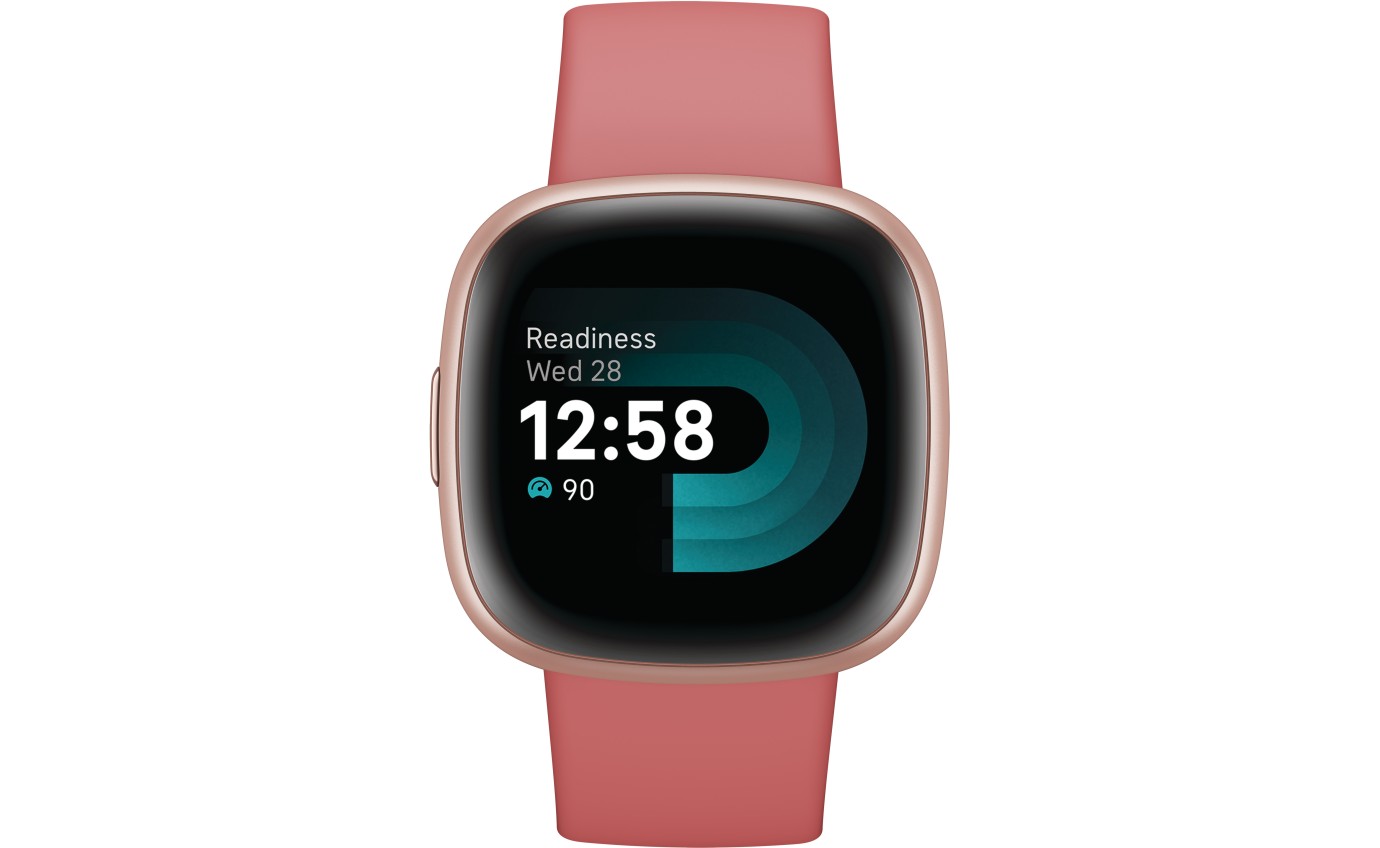 Fitbit Versa 4 Smartwatch (Pink Sand/Copper Rose) FB523RGRWFRCJK