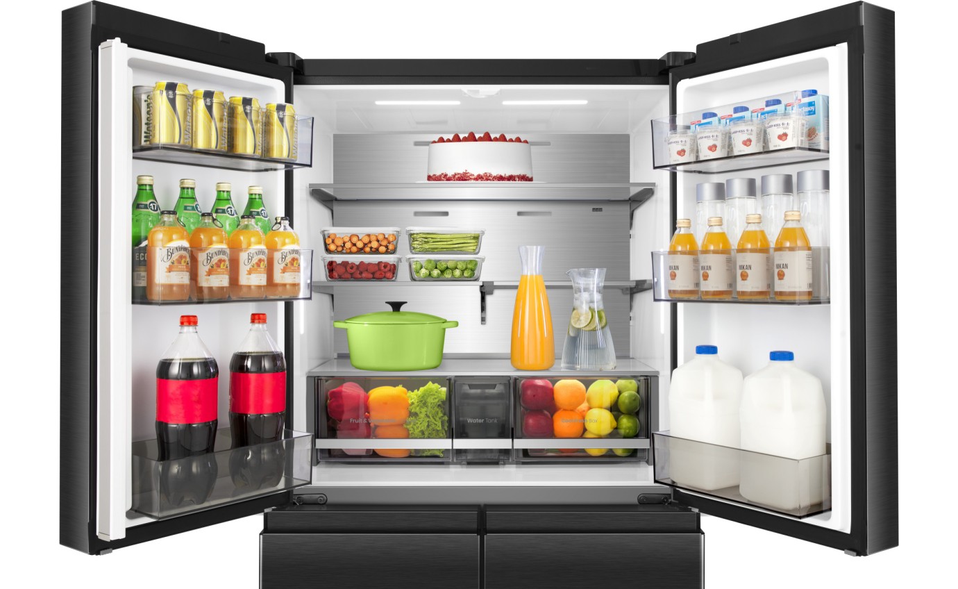 Hisense 640L PureFlex French Door Fridge (Dark Stainless Steel) HRCD640TBW