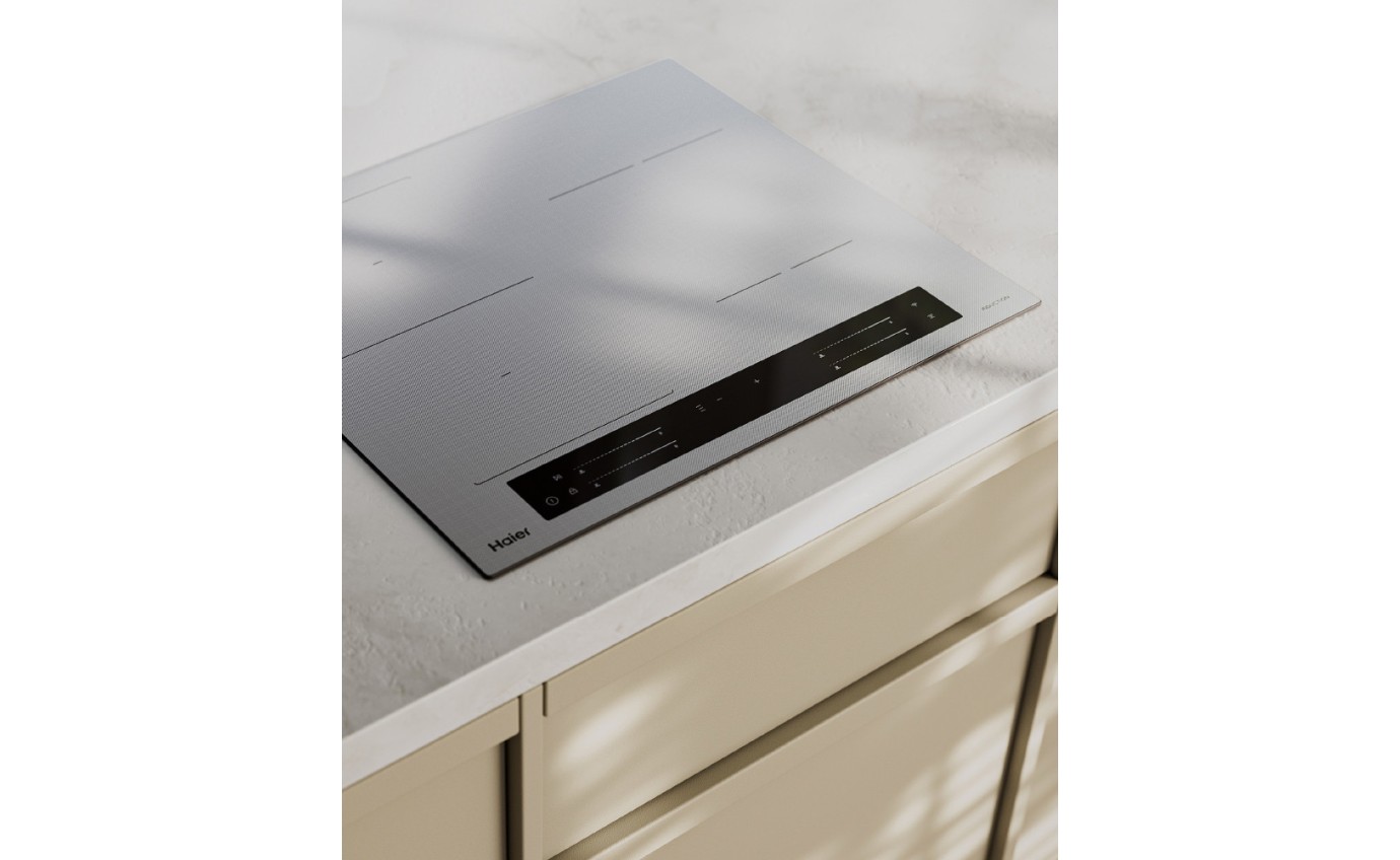 Haier 60cm 500 Series Induction Cooktop (Grey Glass) HCI604FTG4