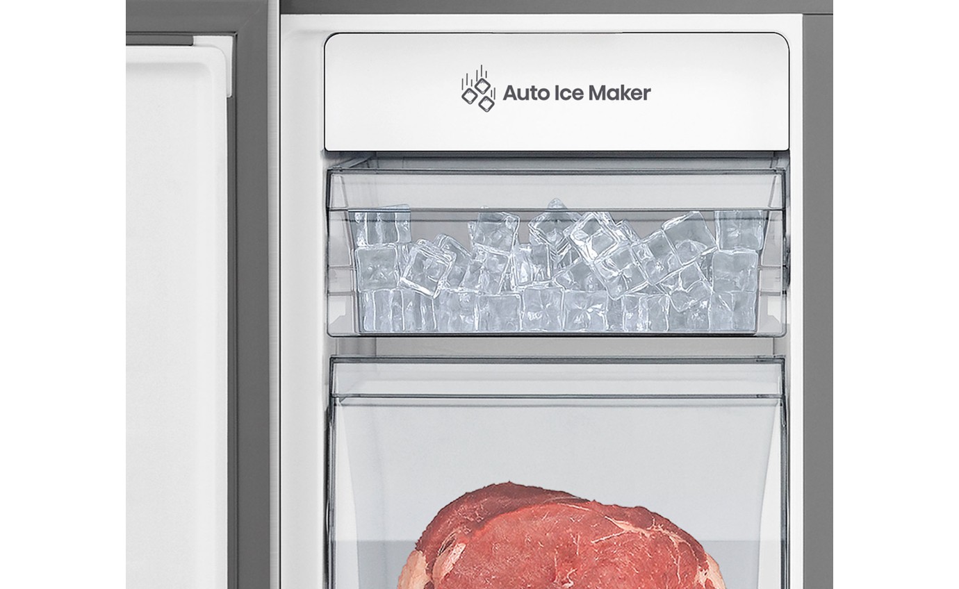 Hisense 483L PureFlat Slim French Door Fridge (Silver) HRCD483TSW