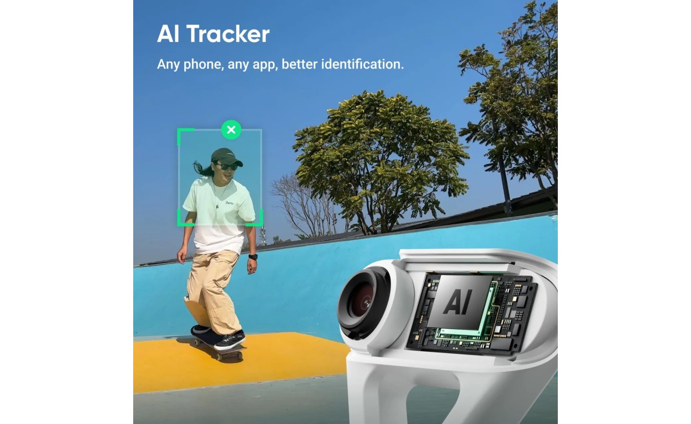 Insta360 Flow 2 AI Tracker Bundle (Stone Grey) INSTAFLOW2AI